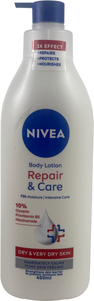 Nivea Repair & Care 72h Body Lotion For Very Dry Skin 400ml