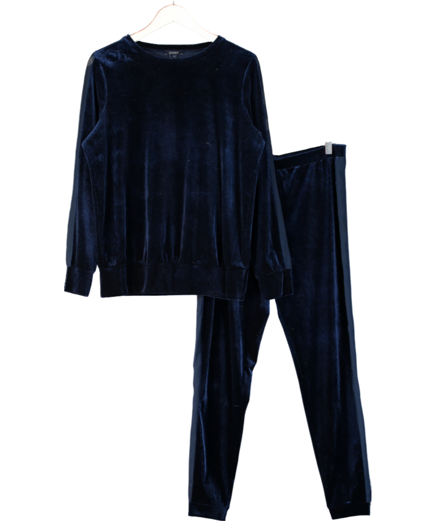 Figleaves Blue Velvet Lounge Set UK 12