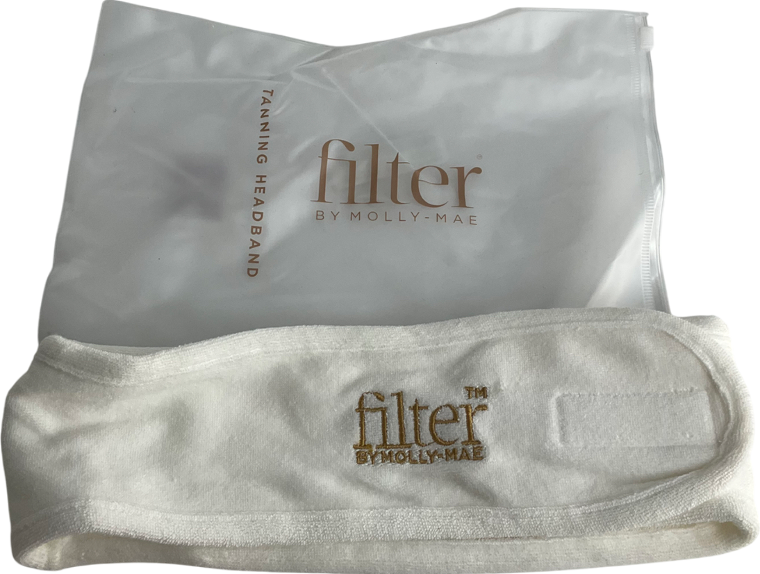 Filter by Molly-Mae White Velcro Spa Headband No Size