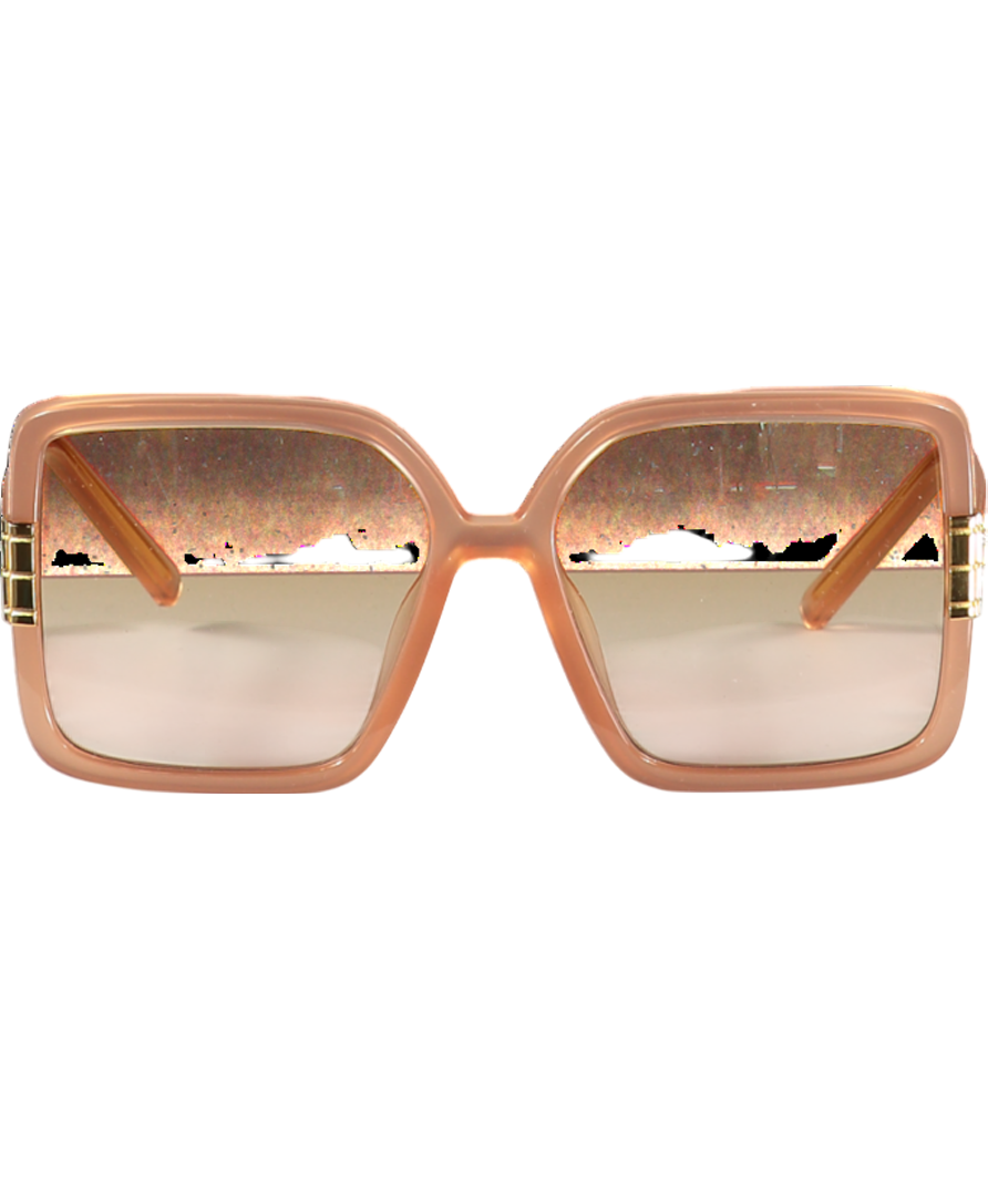 Tory Burch Orange Square Framed Sunglasses Ty9075u In Original Case One Size