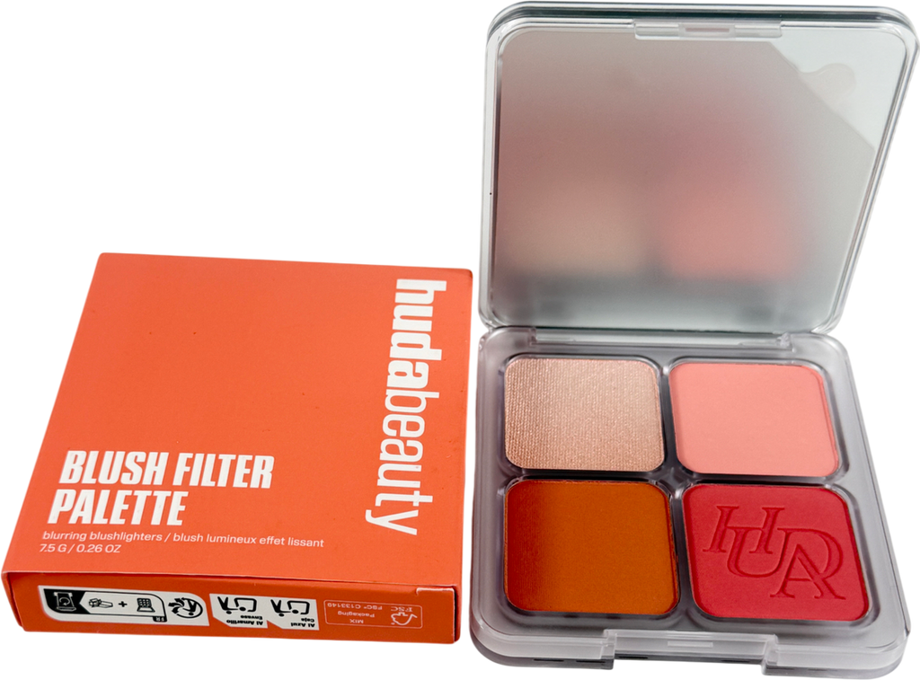 Huda Beauty Blush Filter Blurring Blushlighters Palette Toasty Peach 7.5g