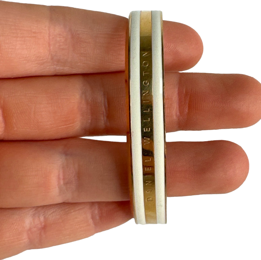 Daniel Wellington Gold and White Cuff Bracelet