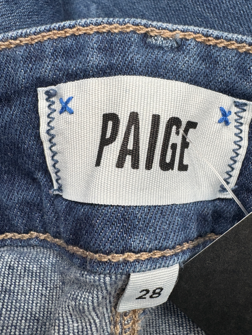 PAIGE Blue Harper High Rise Flare Leg Jeans W28