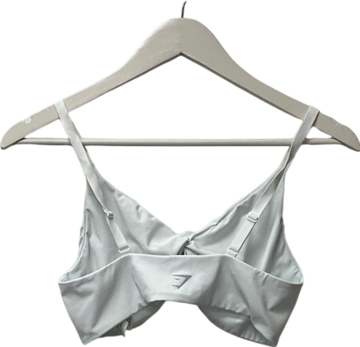 gymshark White Twist Front Bralette UK L