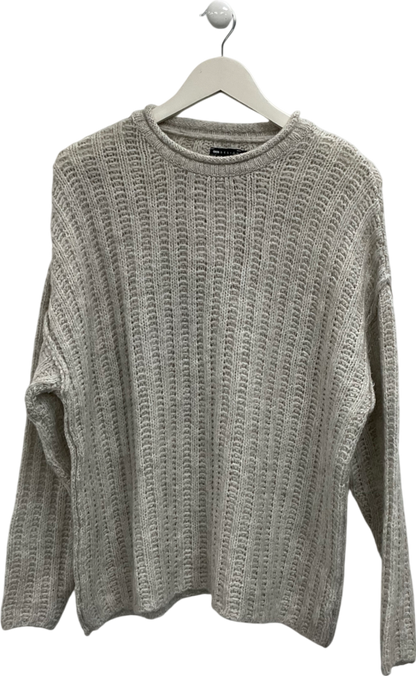 ASOS Beige Oversize Knit Jumper UK S