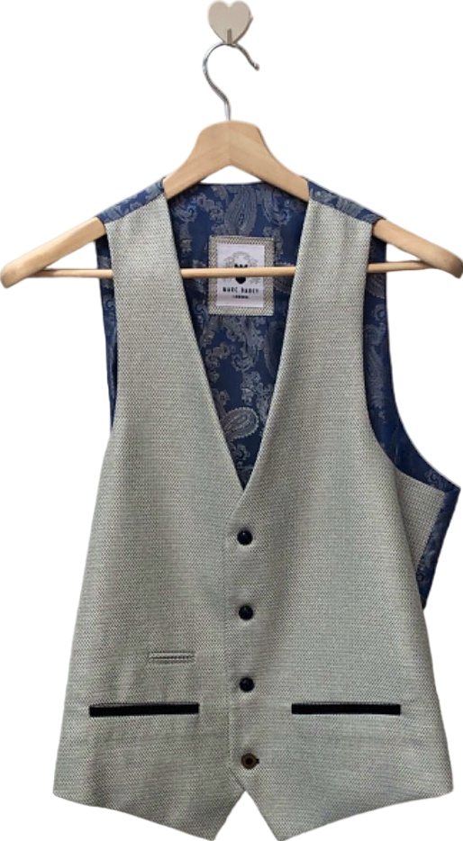 Marc Darcy Stone Ronald Waistcoat Size UK 40