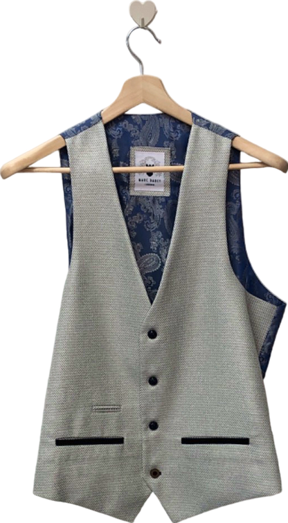 Marc Darcy Stone Ronald Waistcoat Size UK 40