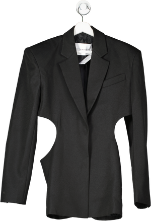 Afterhours Black Oversized Twist Back Blazer Dress One Size