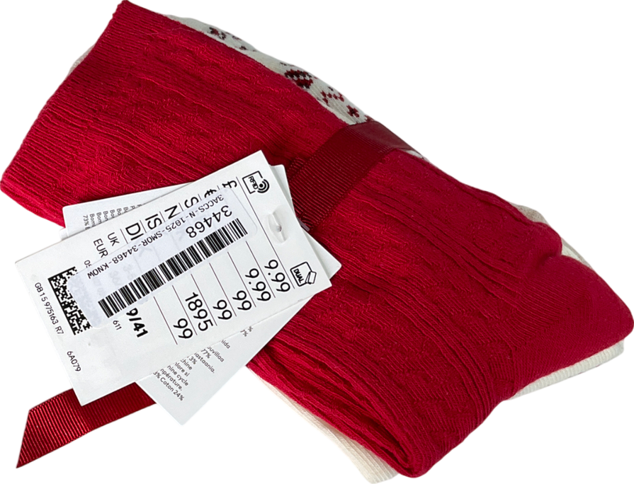 H&M Multicoloured 5-pack Socks UK 4 EU 37 👠