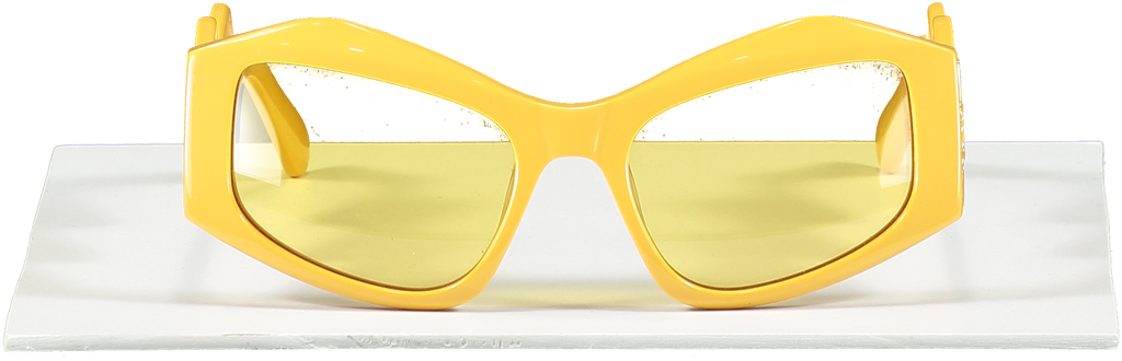 GCDS Gd 0023 - 39e Shiny Yellow | Sunglasses