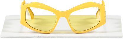 GCDS Gd 0023 - 39e Shiny Yellow | Sunglasses