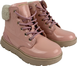 Biomecanics Ingrid 241211c Pink Patent Girls Boots UK 8.5 EU 26 👼