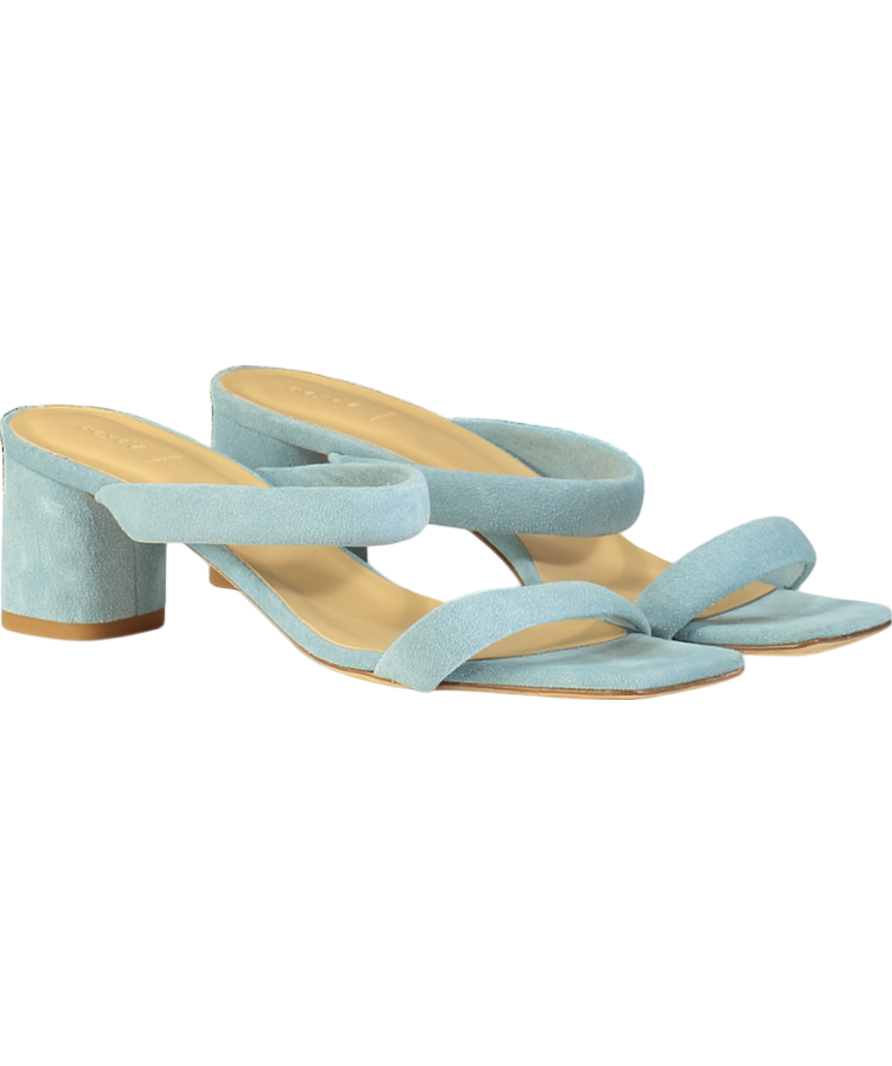 AEYDE Blue Suede Anni Sandal UK 6 EU 39 👠
