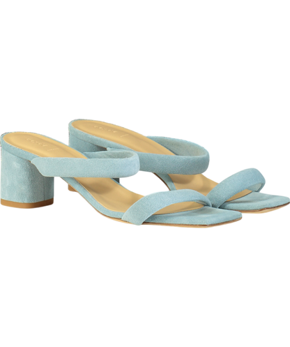 AEYDE Blue Suede Anni Sandal UK 6 EU 39 👠