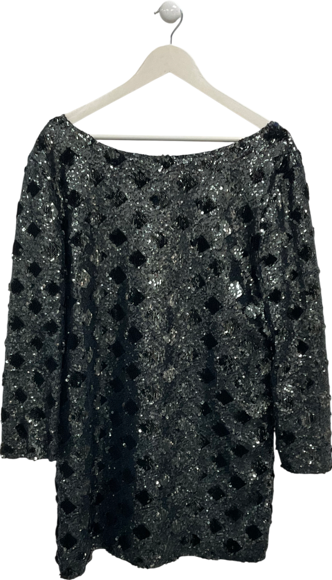 ZARA Multicoloured Sequin Dress UK L