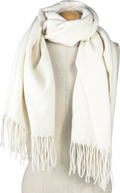 H&M Cream Woven Scarf One Size