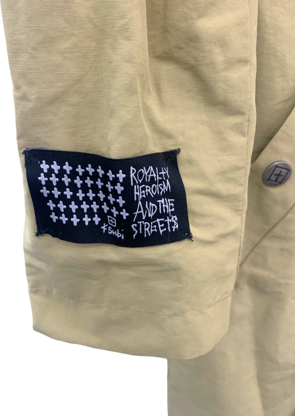 Ksubi Khaki Incognito Biker Trench Coat UK XS