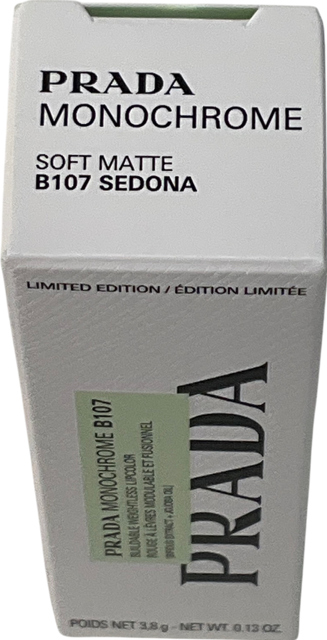 Prada Monochrome Soft Matte Lipstick 107 3.8