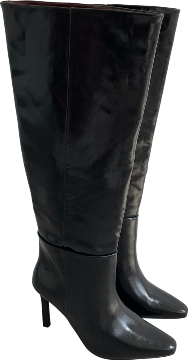 River Island Black Over The Knee Boots UK 6 EU 39 👠