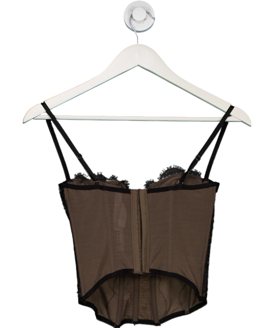 Urban Outfitters Out from Under Black Modern Love Corset UK M