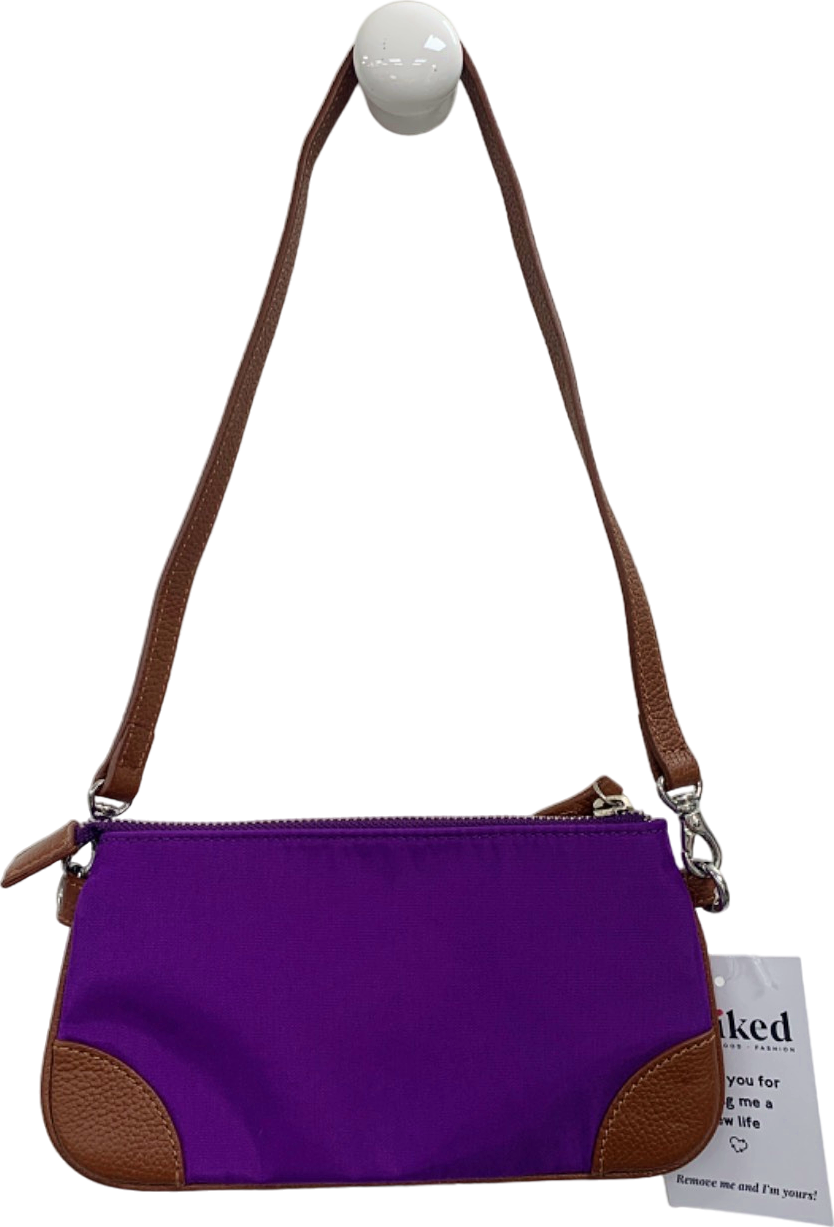 Aigner Purple Small Shoulder Bag