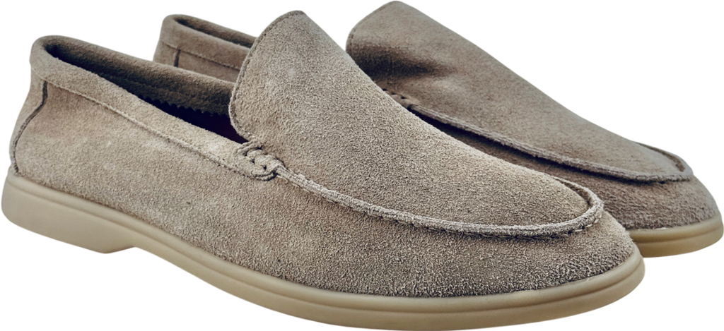 PARIJAN Beige Monaco Old Money Suede Loafers UK 11 EU 45 👞