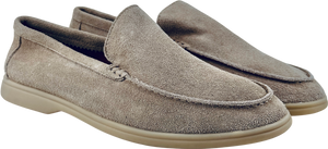 PARIJAN Beige Monaco Old Money Suede Loafers UK 11 EU 45
