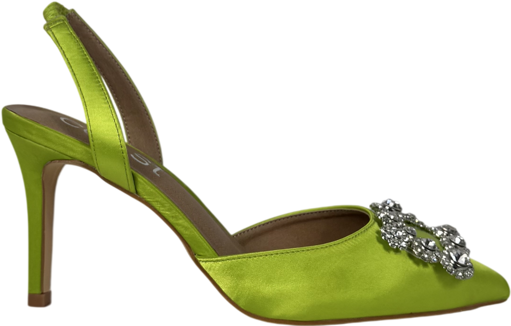 Coast Green Mid Heel Slingback Pumps UK 6