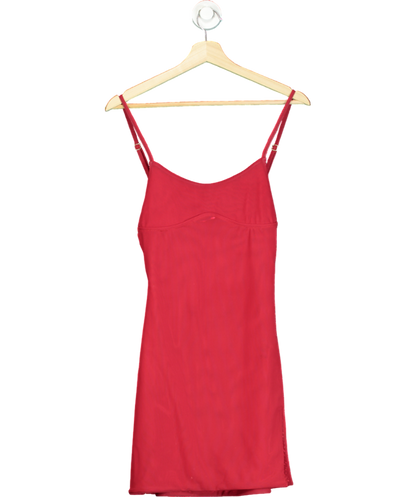 Gonza Red Gizele Slip Mini Dress UK S