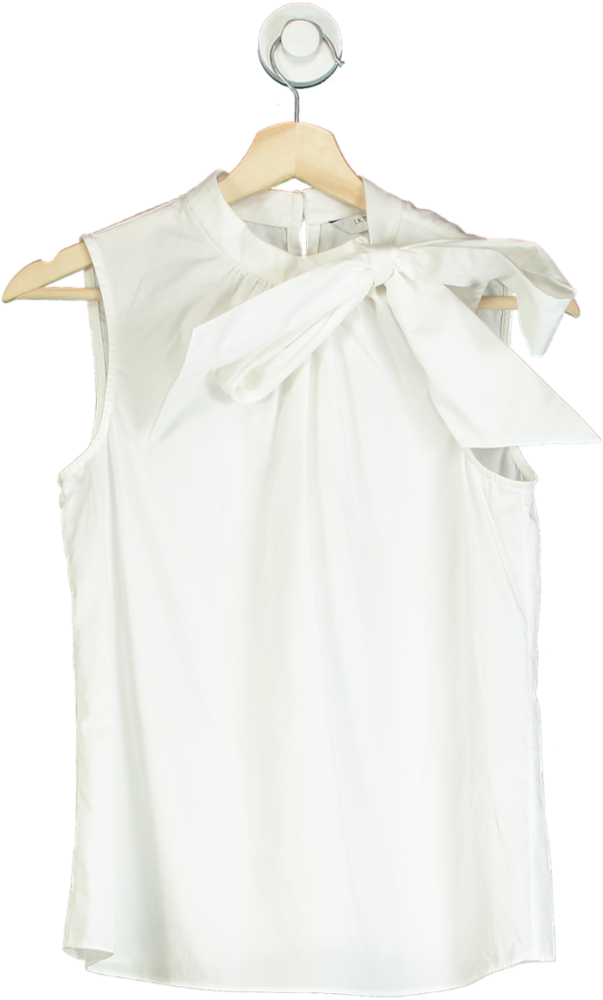 LK Bennett White TW Freud Sleeveless Top UK 6