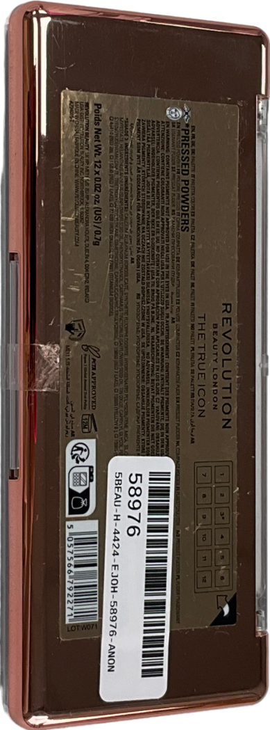 Revolution The True Icon Eye Shadow Palatte The True Icon 12x0.02