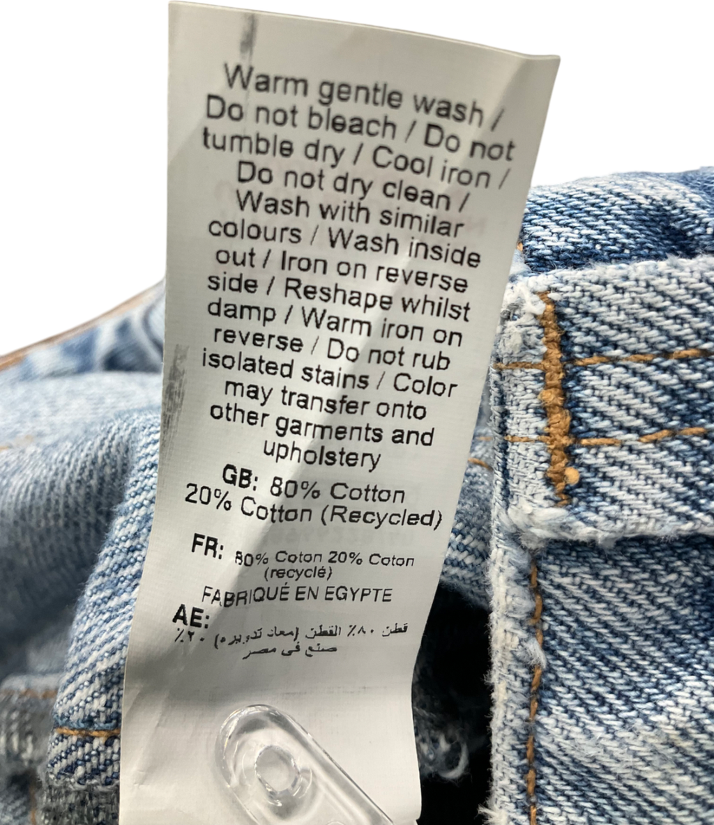 New Look Blue Adalae Wide Leg Jeans UK 8