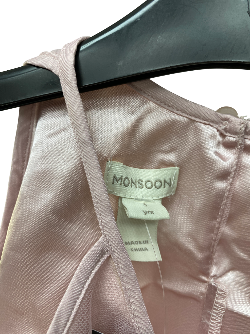 Monsoon Pink Rose Tulle Party Dress 3 Years