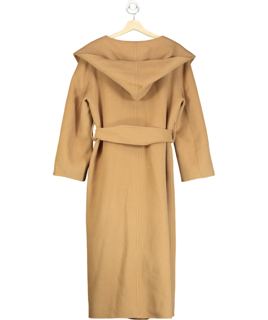 JANE & TASH Beige Belted Coat With Hood UK S