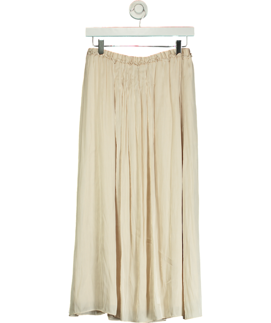 Eleven Loves Nude Saffy Satin Skirt UK S/M