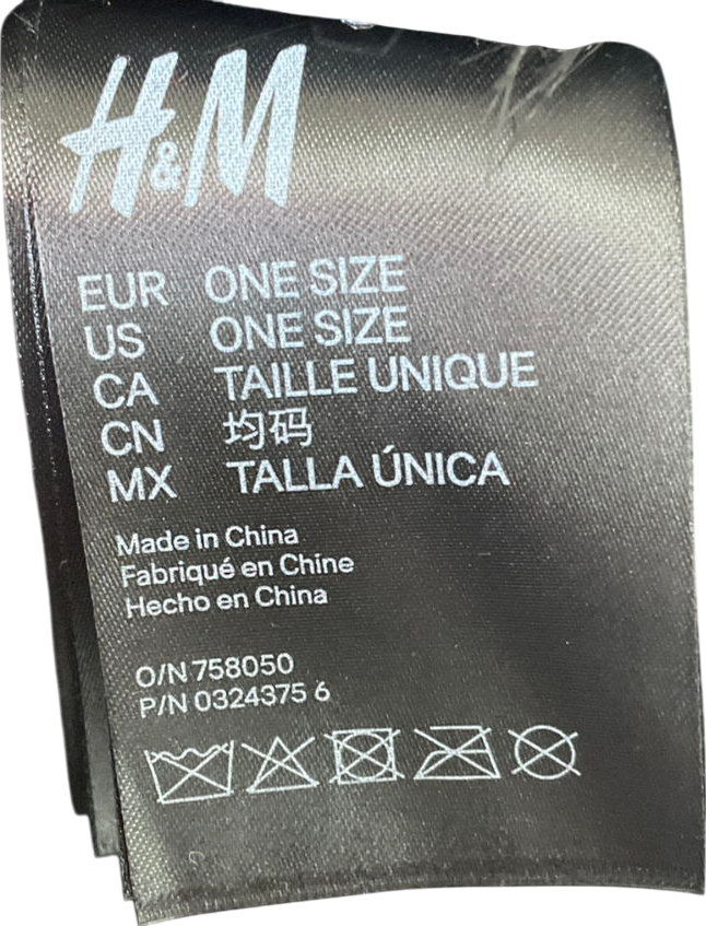 H&M Black Fluffy Earmuffs One Size