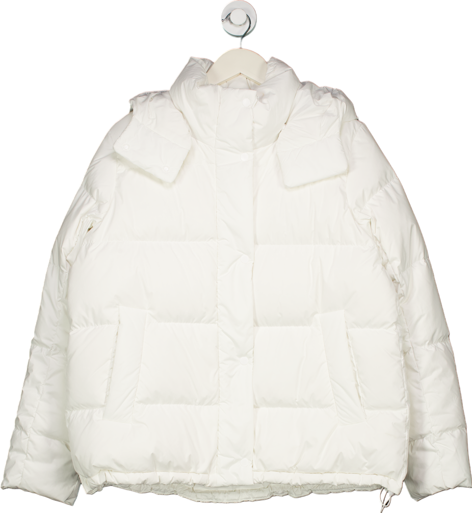 Lululemon White Wonder Puff Jacket UK 8