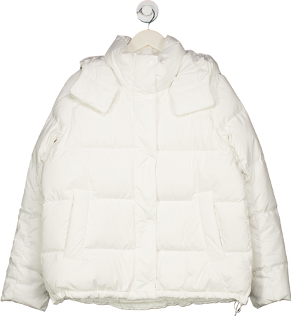 Lululemon White Wonder Puff Jacket UK 8