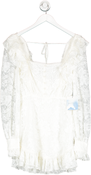 Majorelle White Ophelia Mini Dress UK S
