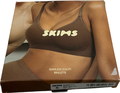 SKIMS Nude Seamless Sculpt Bralette - Clay UK XXL