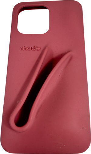 Rhode Pink Iphone Pro Max 15 Lip Case Rasperberry