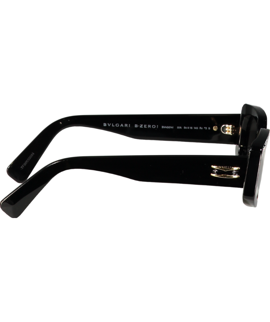 BVLGARI B.zero1 Bv40014i 01a Black Square Sunglasses In Case