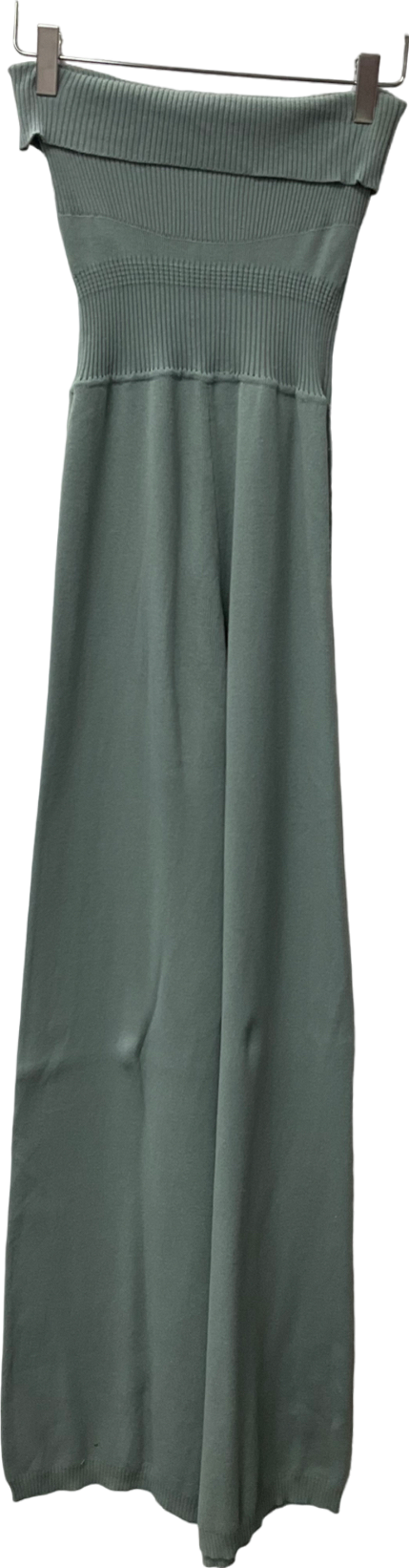 Bo + Tee Blue Fold Over Jumpsuit UK S