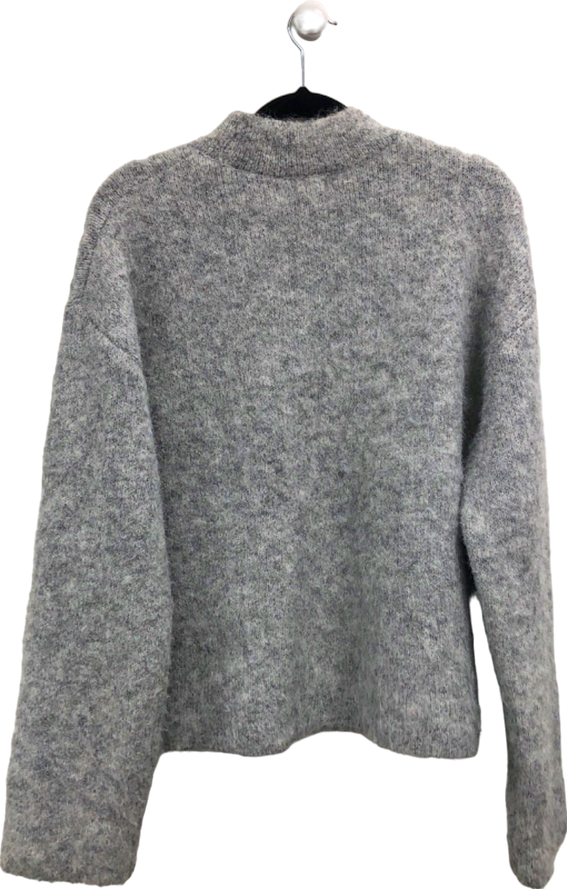 River Island Grey Knitted Jumper UK M