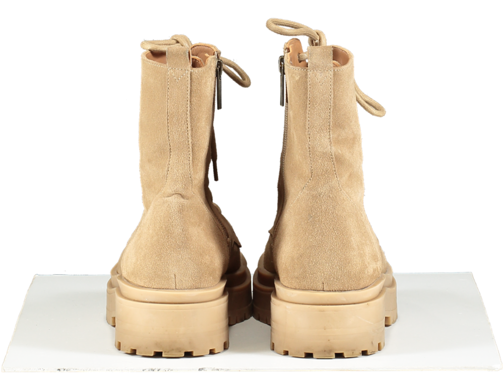 Bobbies Brown Suede Lace Up Boots UK 5 EU 38 👠