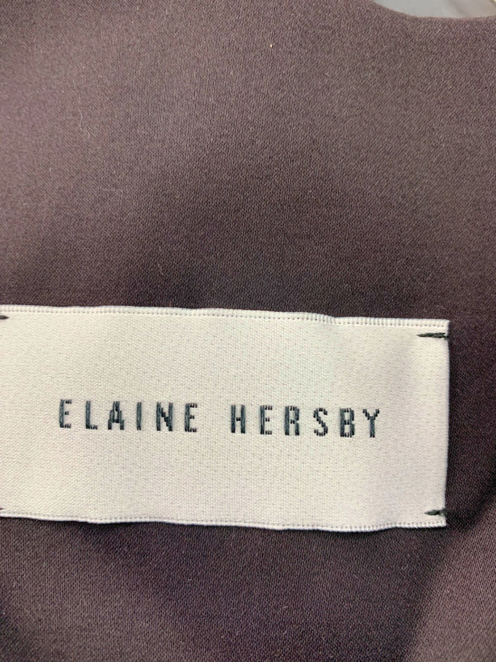 Elaine Hersby Black Off-Shoulder Top UK S/M