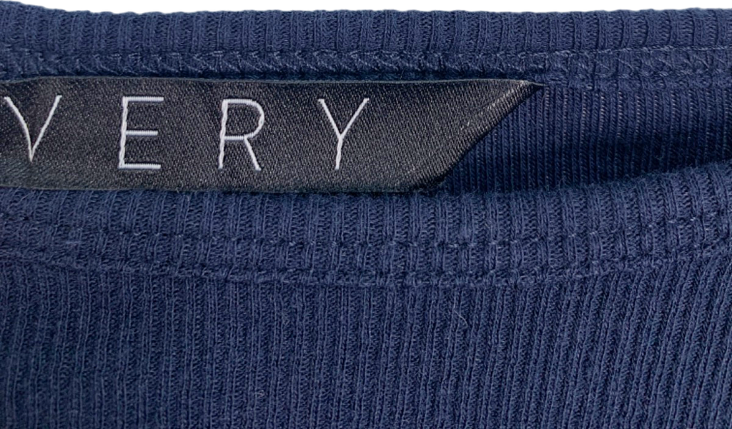 V by Very Navy Long Sleeve Top UK 20