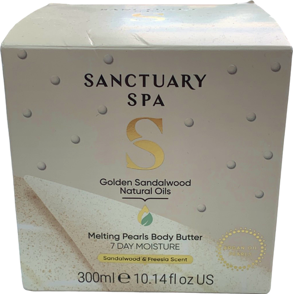 Sanctuary Spa Melting Pearls Body Butter Sandalwood & Freesia Scent 300ml
