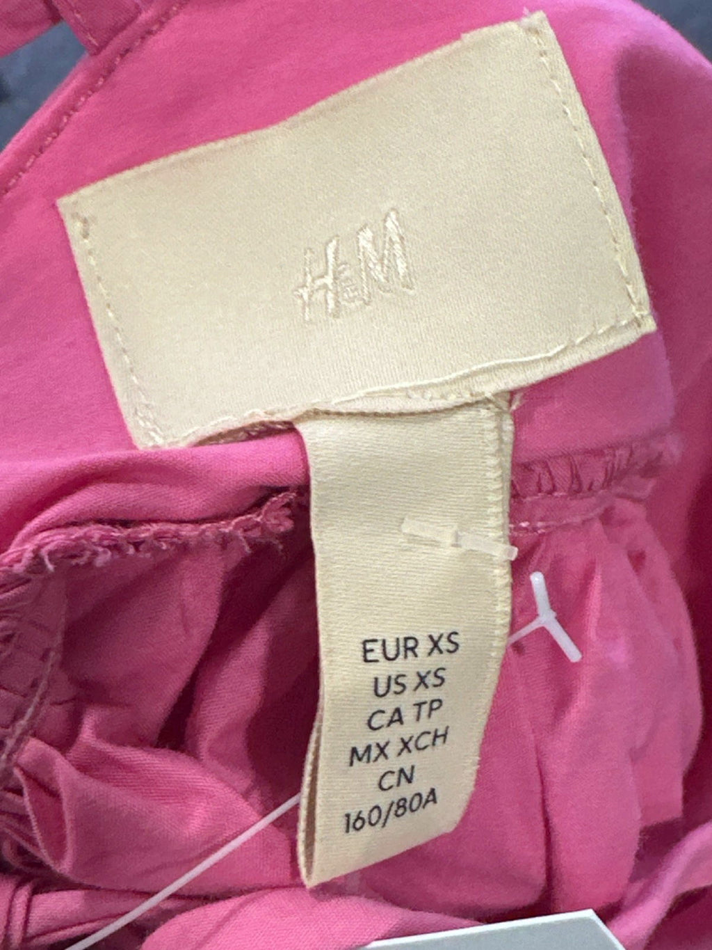 H&M Pink Maxi Dress Halter Neck UK XS