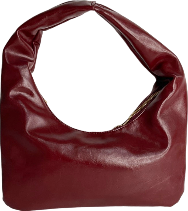 Glamorous Burgundy Shoulder Bag